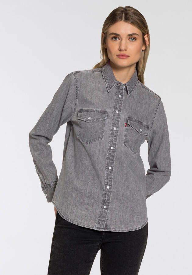 Levi's Jeans blouse ESSENTIAL WESTERN met borstzakken met drukknopen