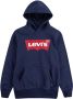 Levis Levi's Kids hoodie Batwing Screenprint met logo donkerblauw Sweater Logo 164 - Thumbnail 4