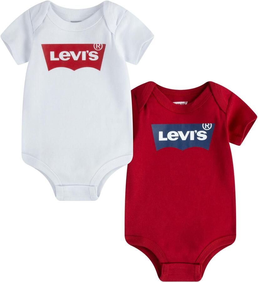 Levi's Kidswear Body met korte mouwen BATWING 2PK BODYSUIT UNISEX van Levi's Kids voor baby's (2-delig) - Foto 6