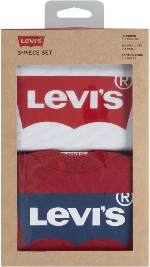 Levi's Kidswear Body met korte mouwen BATWING 2PK BODYSUIT UNISEX van Levi's Kids voor baby's (2-delig) - Foto 5