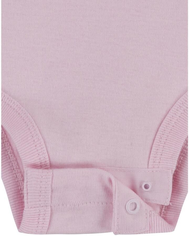 Levis Levi's Kids giftset Classic Batwing met romper roze wit Katoen Ronde hals 6-12 mnd - Foto 4