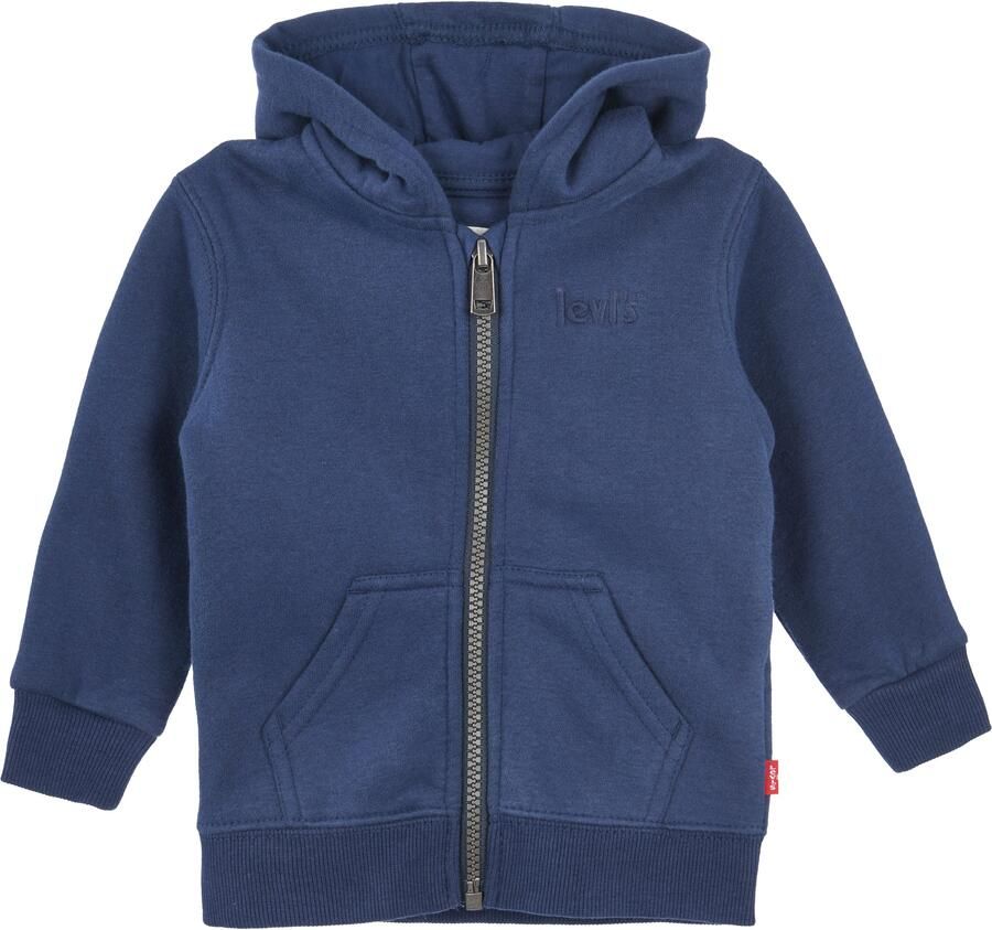 Levi's Kidswear Capuchonsweatvest LVB POSTER LOGO FULL ZIP HOODI met logo borduursel voor jongens - Foto 6