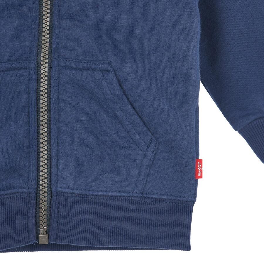Levi's Kidswear Capuchonsweatvest LVB POSTER LOGO FULL ZIP HOODI met logo borduursel voor jongens - Foto 2