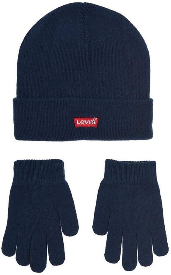 Levi's Kidswear Gebreide muts CORE BATWING BEANIE GLOVES (set 2 stuks) - Foto 3