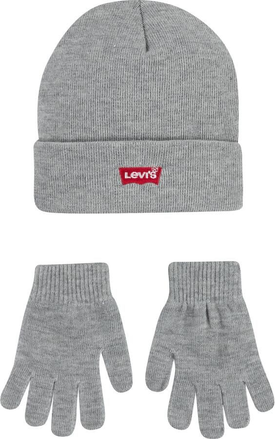 Levi's Kidswear Gebreide muts CORE BATWING BEANIE GLOVES (set 2 stuks) - Foto 2