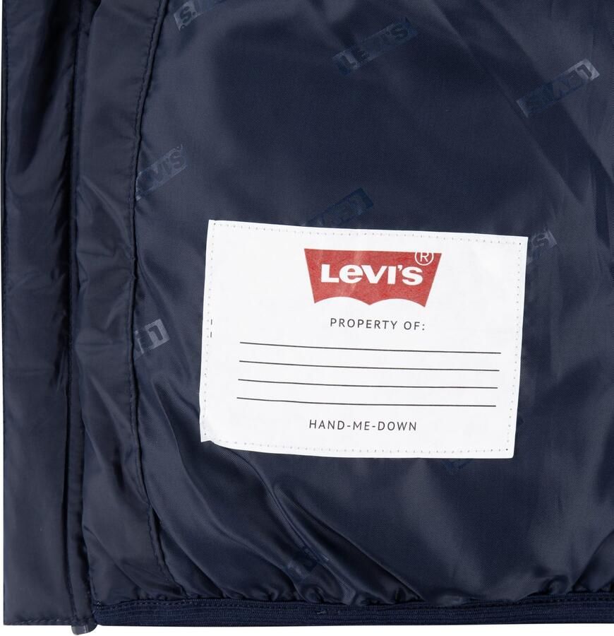 Levi's Kidswear Gewatteerde jas LVB SHERPA LINED PUFFER JKT Winterjas voor JONGENS met capuchon - Foto 4