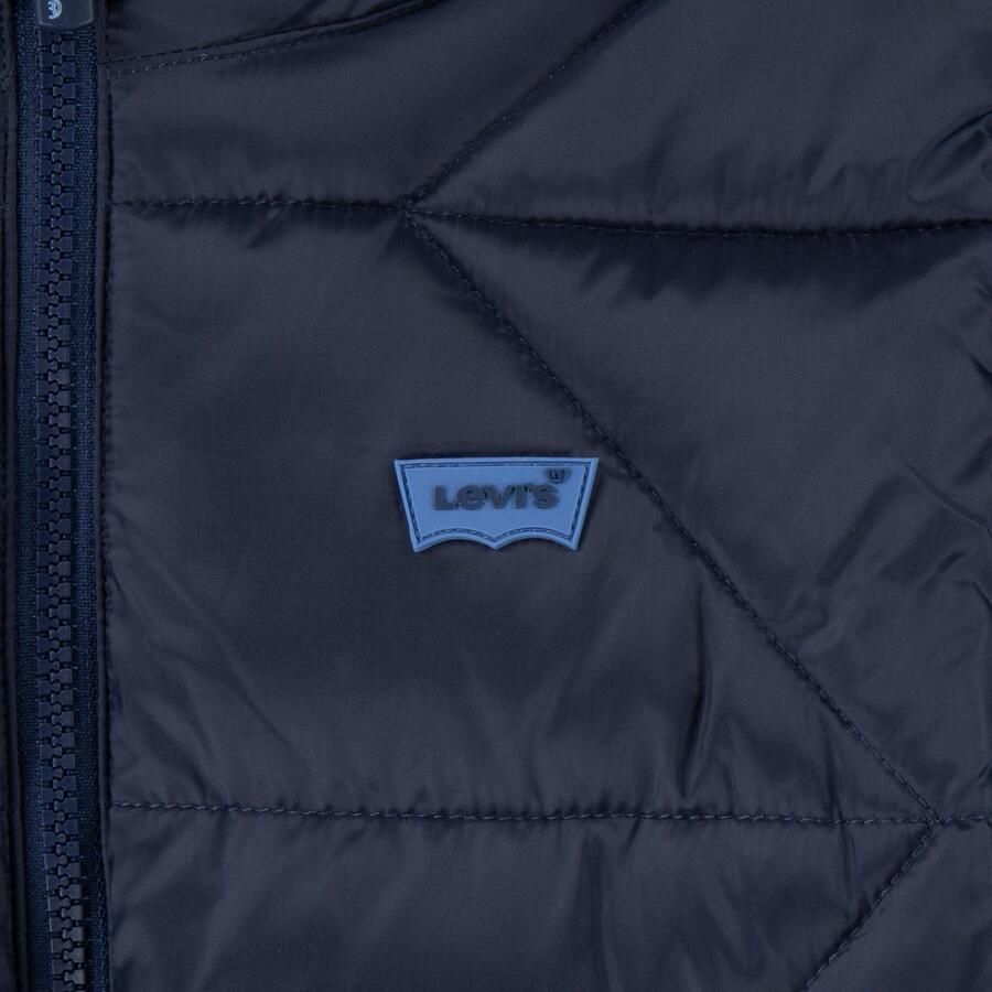 Levi's Kidswear Gewatteerde jas LVB SHERPA LINED PUFFER JKT Winterjas voor JONGENS met capuchon