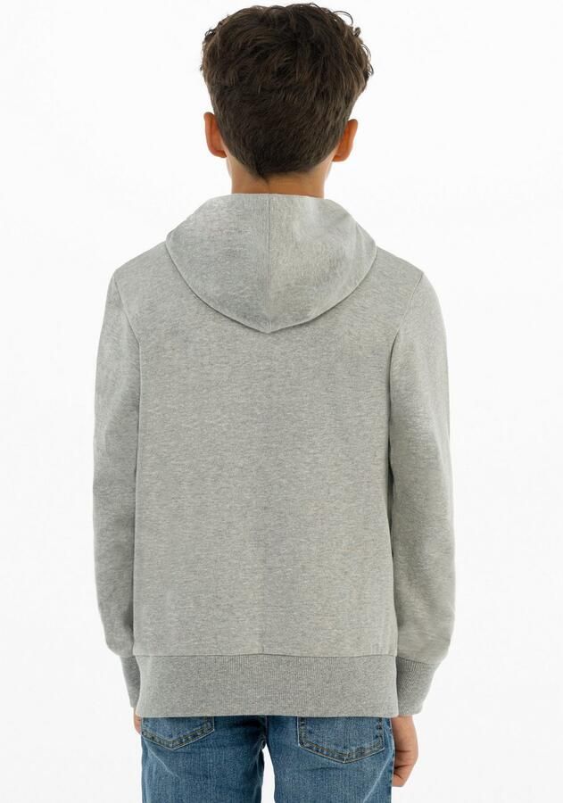 Levis Levi's Kids hoodie Batwing met logo grijs melange Sweater Logo 140 - Foto 15