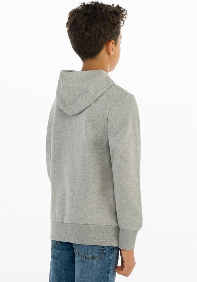 Levis Levi's Kids hoodie Batwing met logo grijs melange Sweater Logo 140 - Foto 17