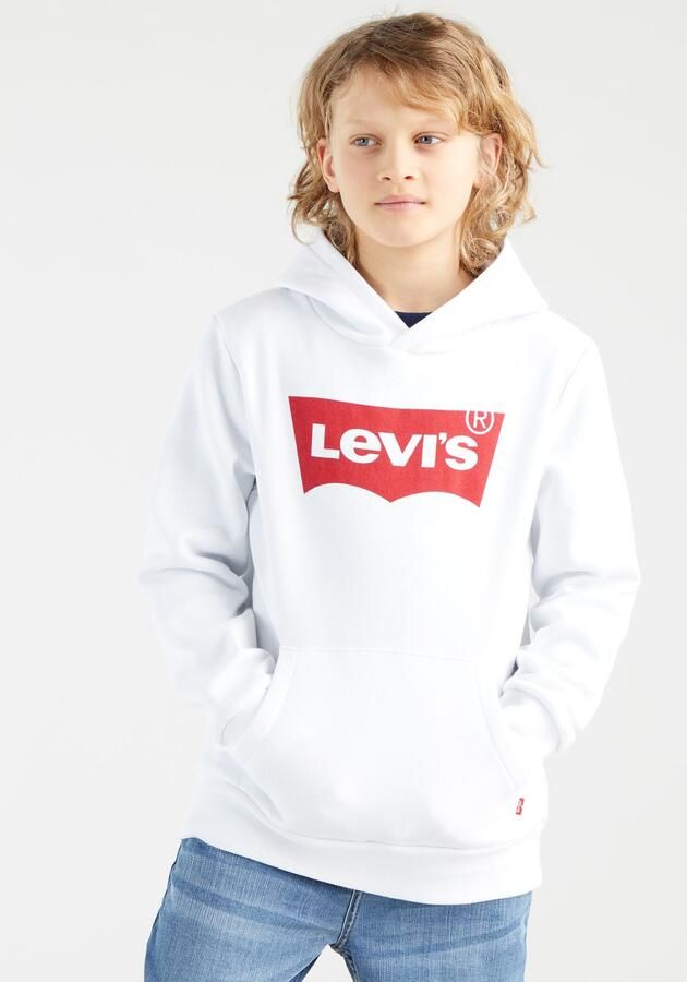 Levis Levi's Kids hoodie Batwing met logo wit Sweater Logo 140 - Foto 11
