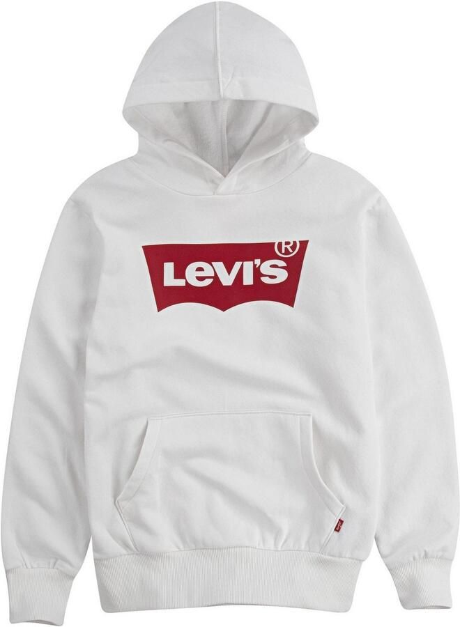 Levis Levi's Kids hoodie Batwing met logo wit Sweater Logo 140 - Foto 4