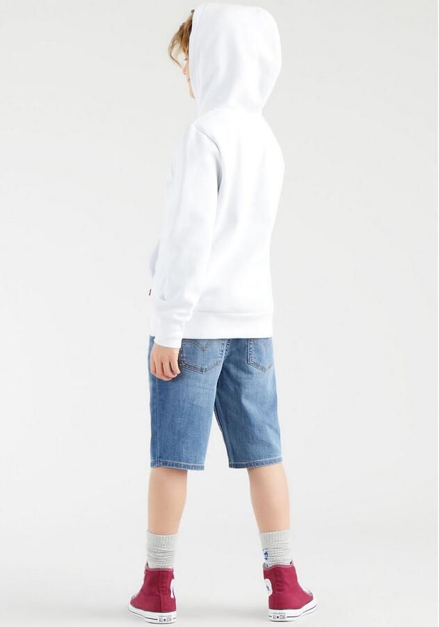 Levis Levi's Kids hoodie Batwing met logo wit Sweater Logo 140 - Foto 9