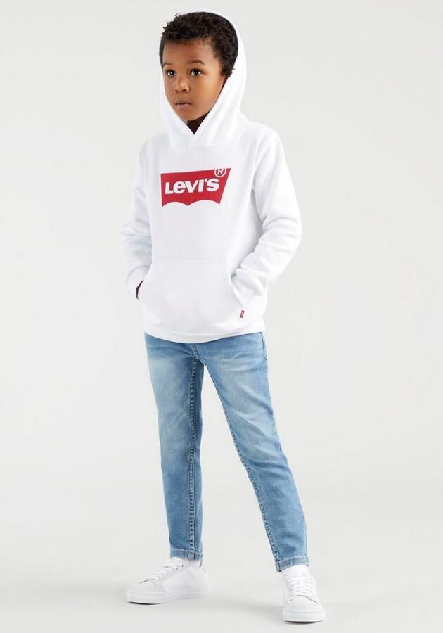 Levis Levi's Kids hoodie Batwing met logo wit Sweater Logo 140 - Foto 10