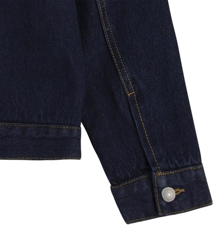 Levis Levi's Kids spijkerjas blue Blauw Jongens Denim Klassieke kraag Effen 140 - Foto 2
