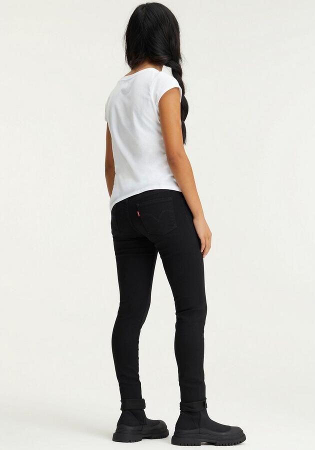 Levis Levi's skinny jegging black Jeans Zwart Meisjes Denim Effen 128 - Foto 3