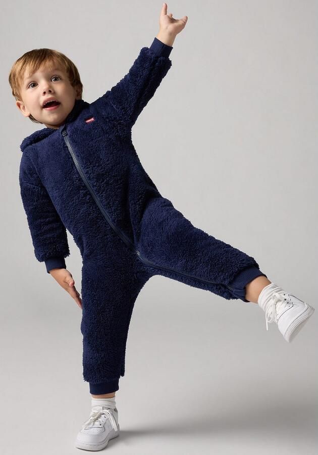 Levi's Kidswear Jumpsuit LVN BEAR SHERPA COVERALL van lijk zachte teddy-pluche - Foto 4