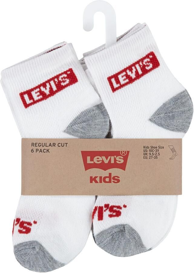 Levi's Kidswear Korte sokken LHN BOX TAB LOW CUT 6PK MarkeL (set 6 paar)