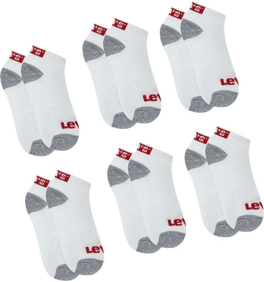 Levi's Kidswear Korte sokken LHN BOX TAB LOW CUT 6PK MarkeL (set 6 paar)