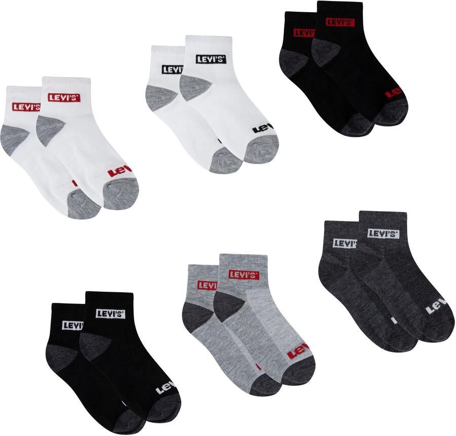 Levi's Kidswear Korte sokken LHN BOX TAB MID CUT 6PK (set) - Foto 3