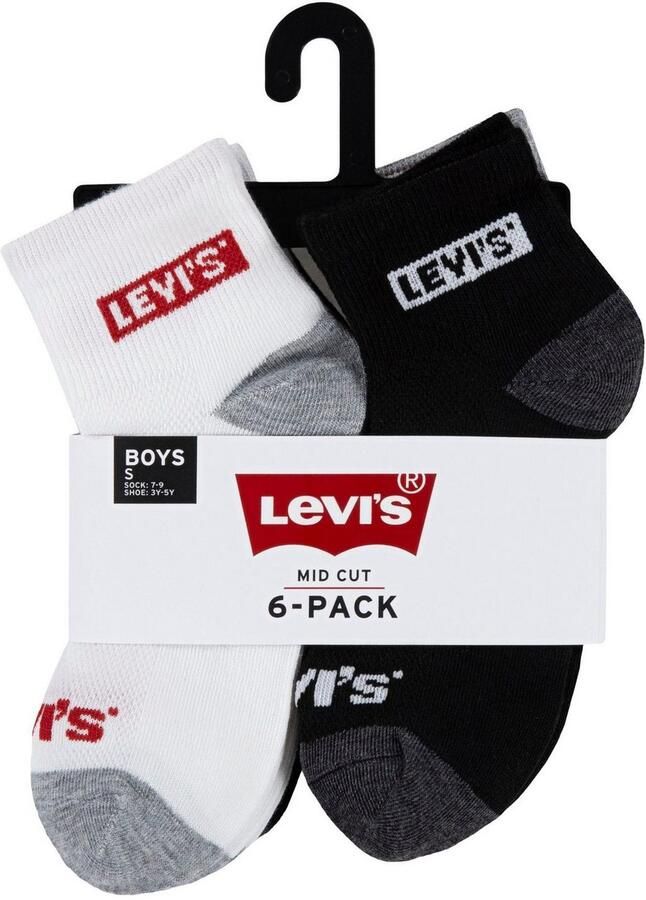 Levi's Kidswear Korte sokken LHN BOX TAB MID CUT 6PK (set) - Foto 2