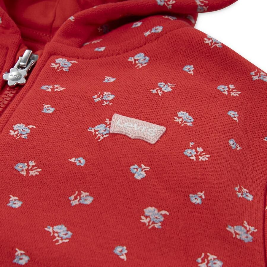 Levi's Kidswear Newborn-cadeauset LVG PC FZ TEE JEANS SET perfect afgestemd voor meisjes (set 3-delig)