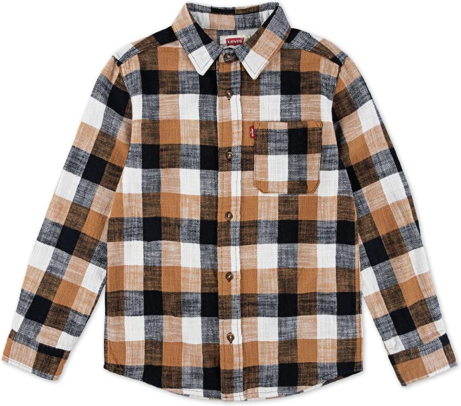 Levi's Kidswear Overhemd met lange mouwen LVB BUFFALO CHECK FLANNEL zacht en knuffelig met ruitpatroon voor jongens - Foto 5