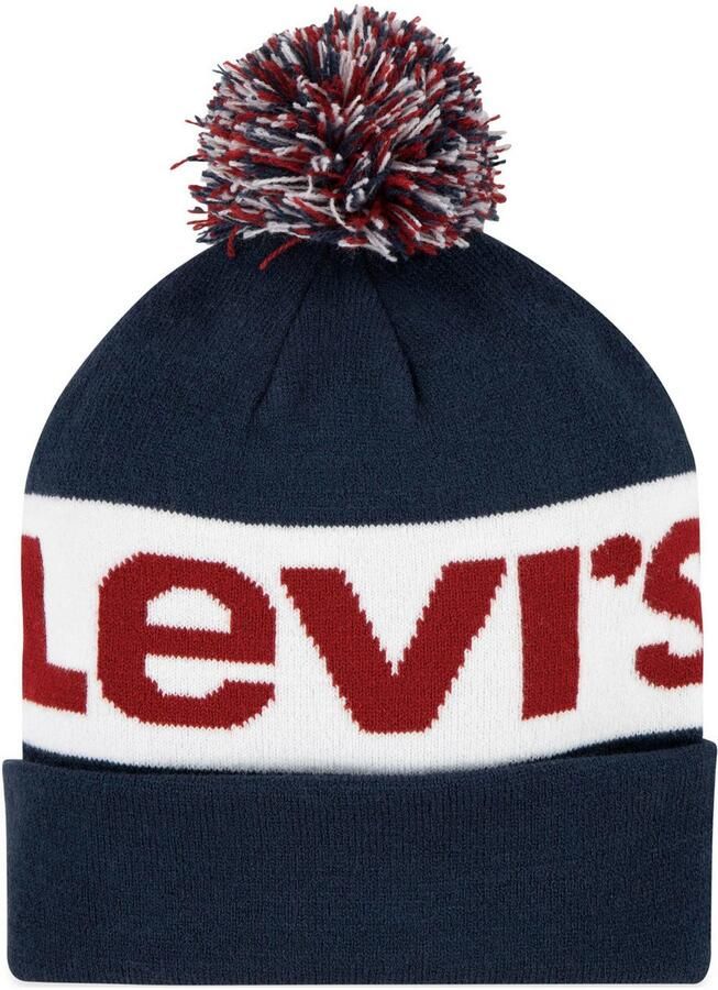 Levi's Kidswear Pomponmuts en handschoen in set (set)