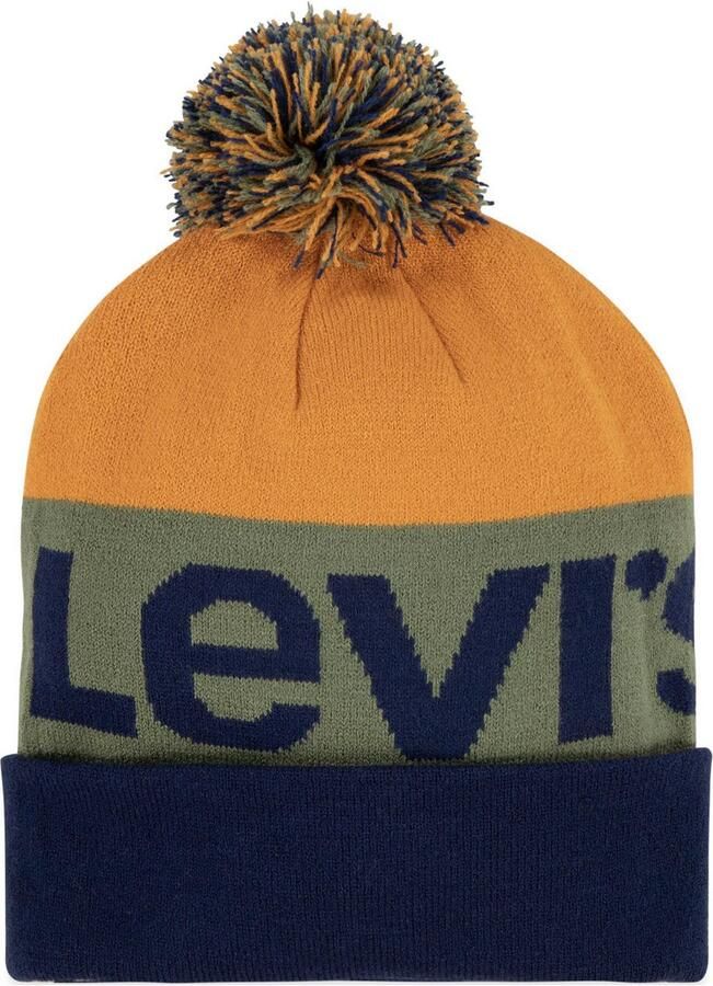 Levi's Kidswear Pomponmuts en handschoen in set (set)