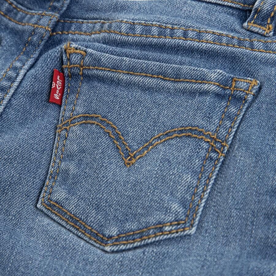 Levi's Kidswear Shirt met lange mouwen en broek LVG CROCHET LEVI'S TOP JEANS met bloemborduursels voor meisjes (set 2-delig) - Foto 3