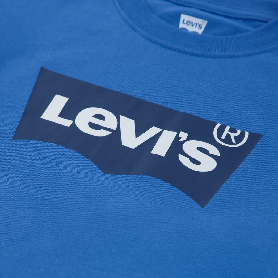 Levi's Kidswear Shirt met lange mouwen L S BATWING TEE met logo print voor jongens - Foto 2