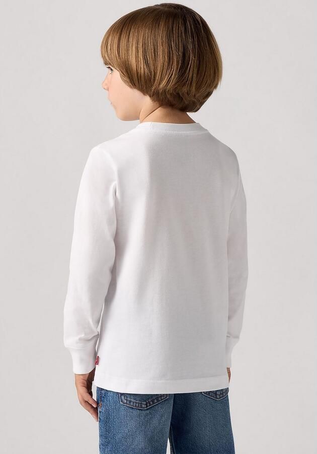 Levi's Kidswear Shirt met lange mouwen LVB ACADEMIC ADVENTURER LS TEE met grote logoprint van katoen voor jongens - Foto 9