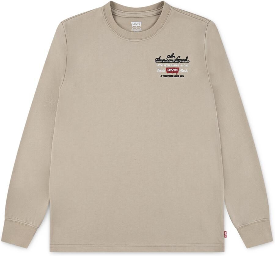 Levi's Kidswear Shirt met lange mouwen LVB LEGENDARY LS TEE met logoborduurwerk op de borst voor jongens - Foto 4