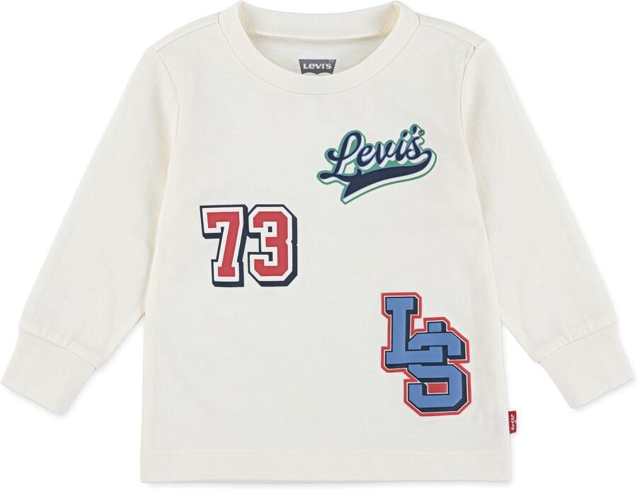 Levi's Kidswear Shirt met lange mouwen LVB LEVI AND DOG IN CAR met kleurrijke prints voor jongens - Foto 3