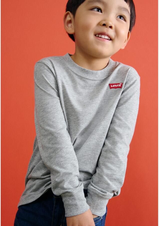 Levi's Kidswear Shirt met lange mouwen LVB LS GRAPHIC TEE SHIRT met logo borduursel voor jongens - Foto 6