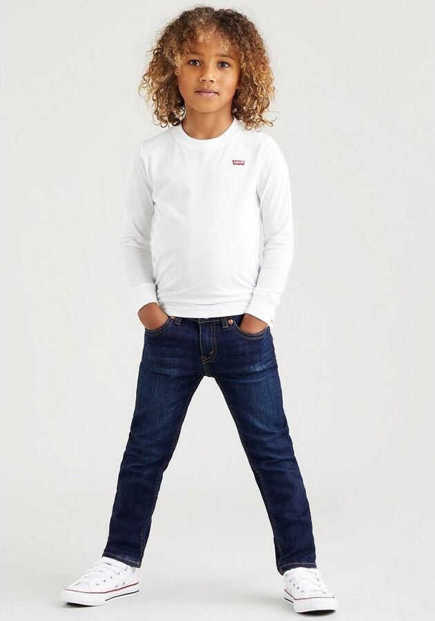 Levi's Kidswear Shirt met lange mouwen LVB LS GRAPHIC TEE SHIRT met logo borduursel voor jongens - Foto 11
