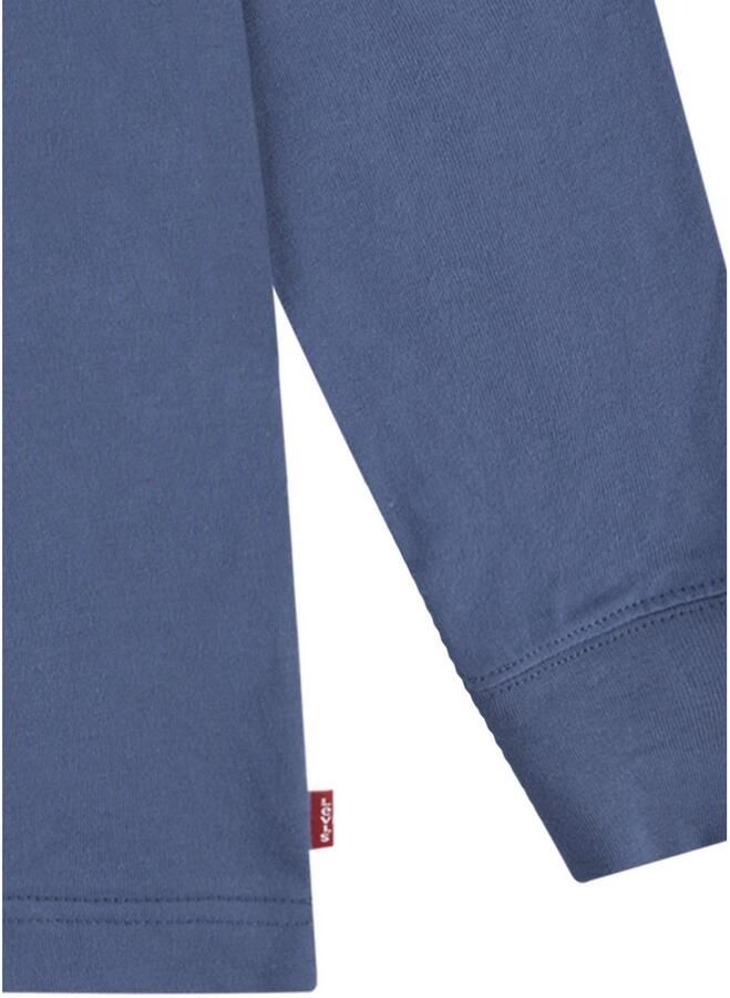 Levis Levi's Kids longsleeve ROPE BATWING met logo middenblauw Jongens Katoen Ronde hals 140