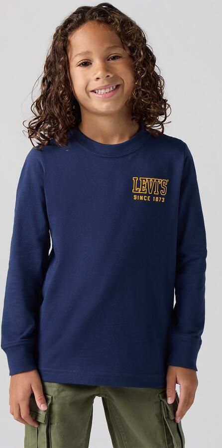 Levis Levi's Kids longsleeve HIGH PEAKS met backprint donkerblauw Jongens Katoen Ronde hals 140 - Foto 7