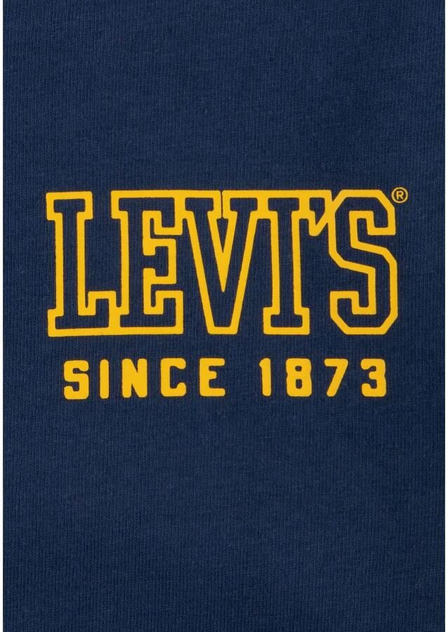 Levis Levi's Kids longsleeve HIGH PEAKS met backprint donkerblauw Jongens Katoen Ronde hals 140 - Foto 4