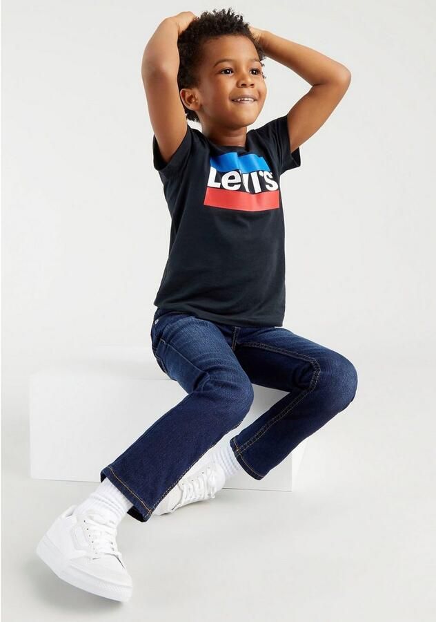 Levis Levi's Kids 510 Classic skinny jeans machu picchud5w Blauw Jongens Stretchdenim 140 - Foto 3