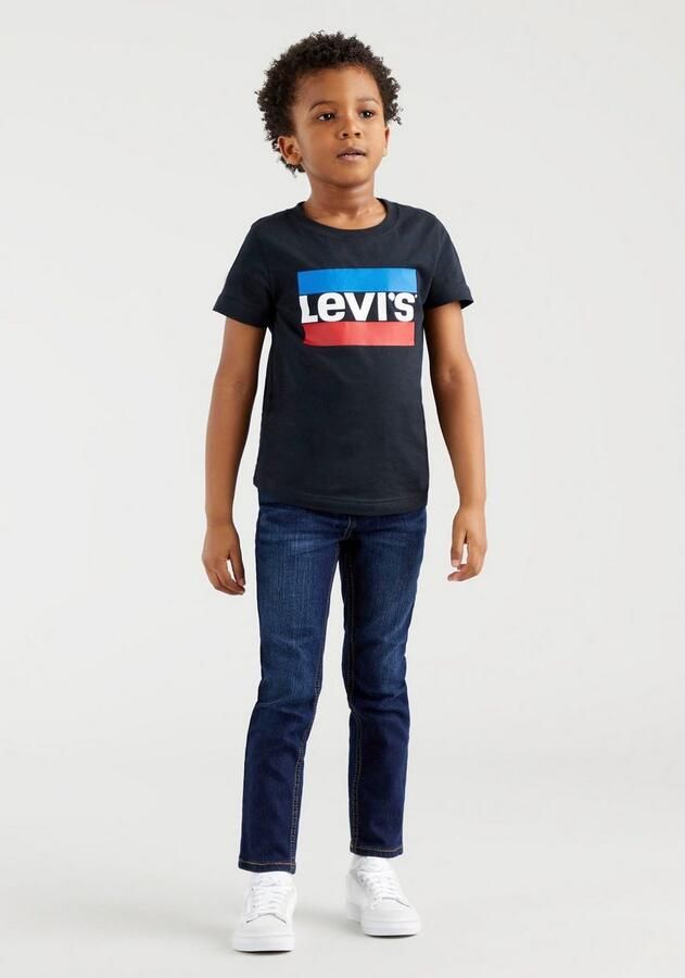 Levis Levi's Kids 510 Classic skinny jeans machu picchud5w Blauw Jongens Stretchdenim 140 - Foto 4
