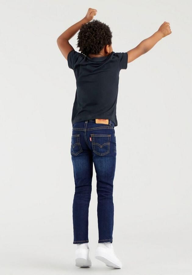 Levis Levi's Kids 510 Classic skinny jeans machu picchud5w Blauw Jongens Stretchdenim 140 - Foto 5