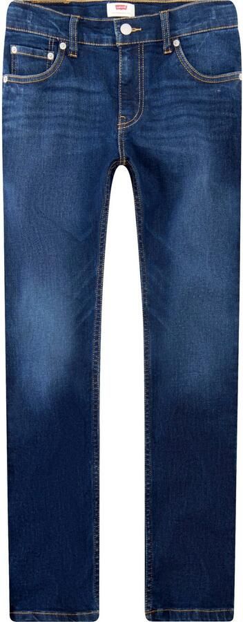 Levis Levi's Kids 510 Classic skinny jeans machu picchud5w Blauw Jongens Stretchdenim 140 - Foto 8