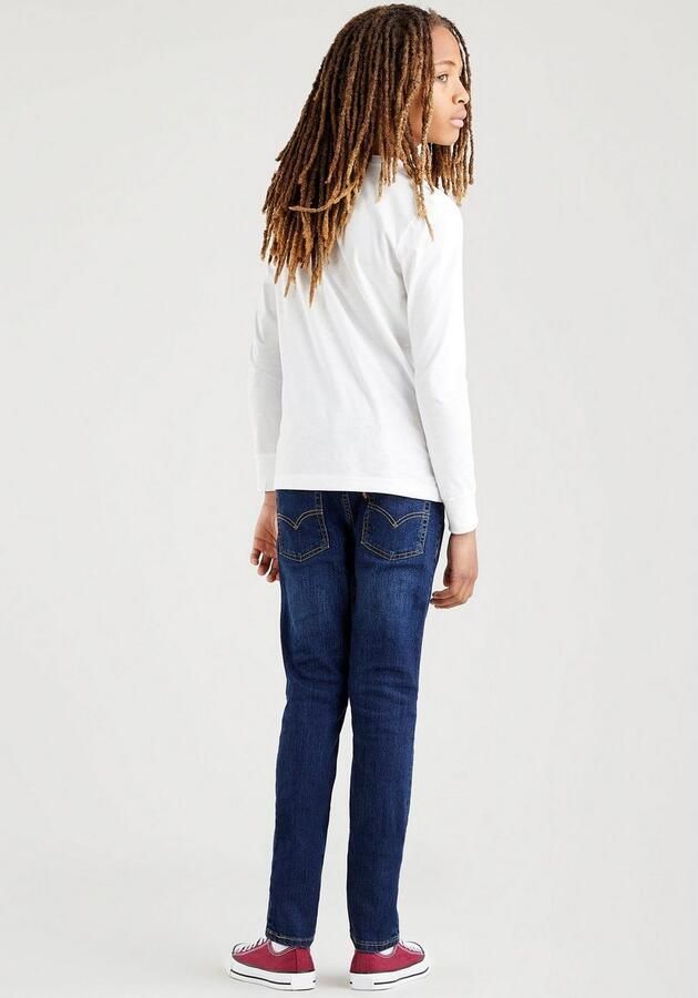 Levis Levi's Kids 510 Classic skinny jeans machu picchud5w Blauw Jongens Stretchdenim 140 - Foto 7