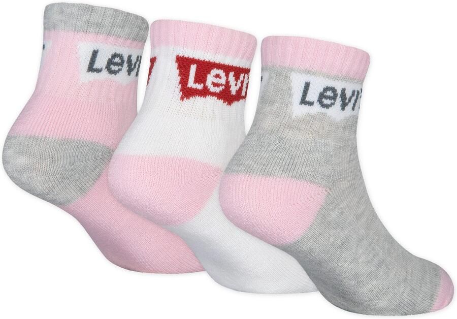 Levi's Kidswear Sokken BATWING MID CUT3PK (set 3 paar)