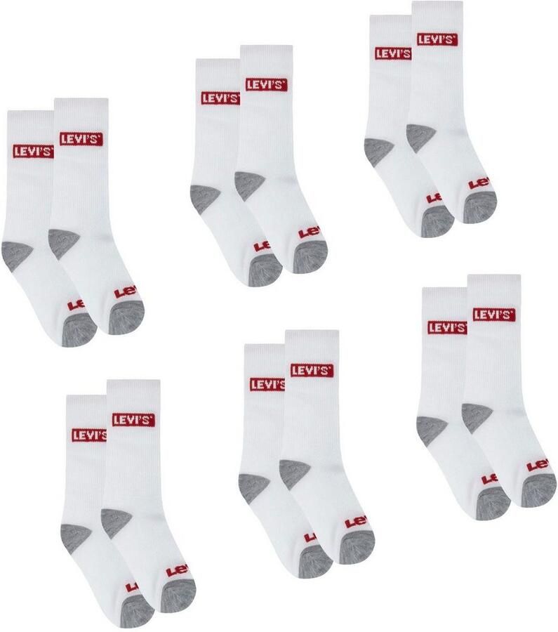 Levi's Kidswear Sokken LHN BOX TAB HIGH CUT 6PK (set 6 paar)