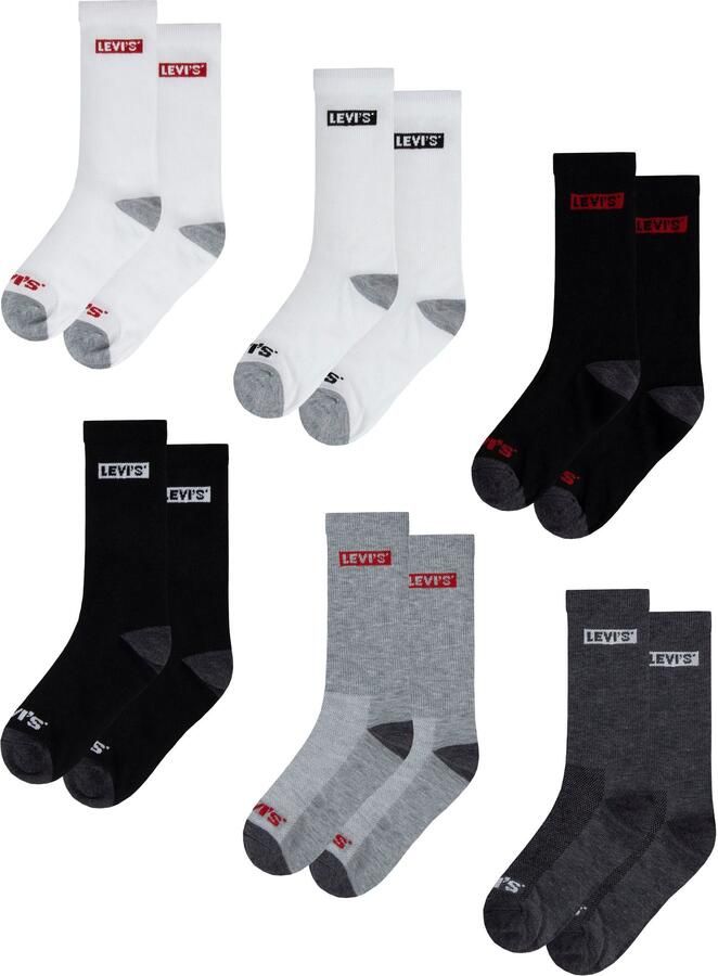 Levi's Kidswear Sokken LHN BOX TAB HIGH CUT 6PK (set 6 paar) - Foto 3
