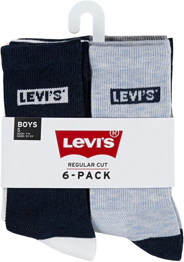 Levi's Kidswear Sokken LHN BOX TAB HIGH CUT 6PK (set 6 paar) - Foto 2