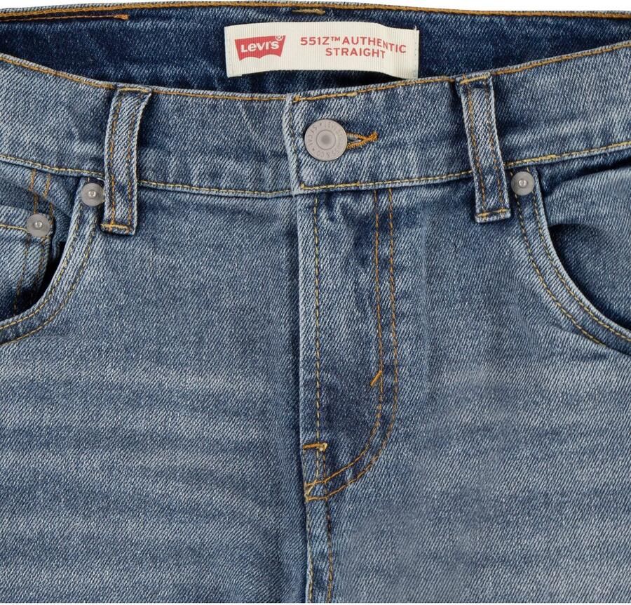Levis Levi's Kids 551Z loose fit jeans burbank Blauw Jongens Denim Effen 104 - Foto 3