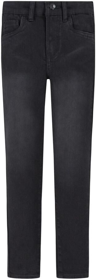 Levis Levi's 720 high rise super skinny jeans black Zwart Meisjes Stretchdenim 140 - Foto 7