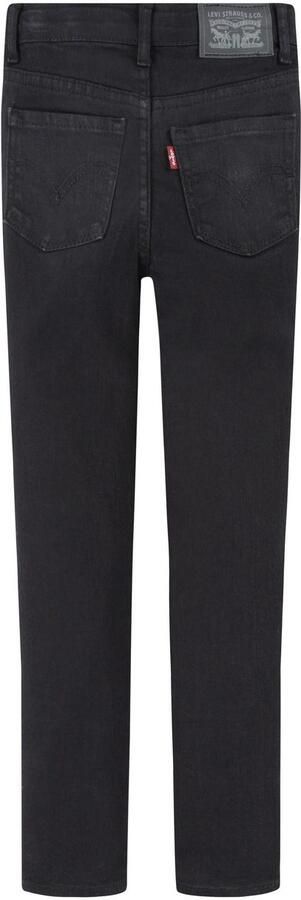 Levis Levi's 720 high rise super skinny jeans black Zwart Meisjes Stretchdenim 140 - Foto 6